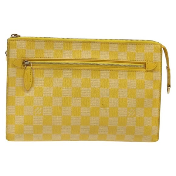 LOUIS VUITTON Damier Color Module Clutch Bag Mimosa N41311 LV Auth 123486 - Picture 14 of 16